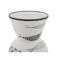 Vaso Ceramica Alto Pesci cm diam 14X38,5 - FISH TALL