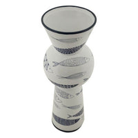 Vaso Ceramica Alto Pesci cm diam 14X38,5 - FISH TALL