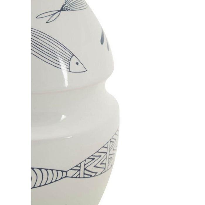 Vaso Ceramica Piccolo Pesci cm diam 15X24 - FISH