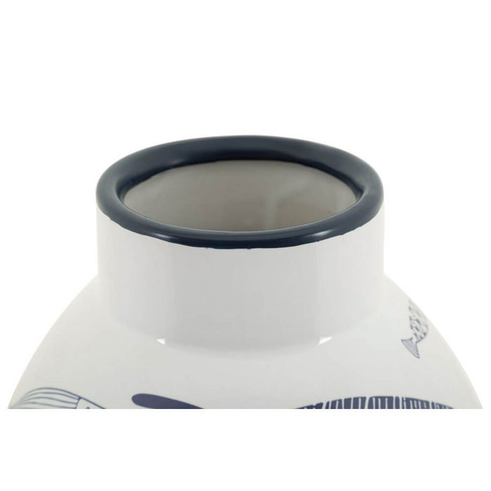 Vaso Ceramica Grande Pesci cm diam 21X31 - FISH