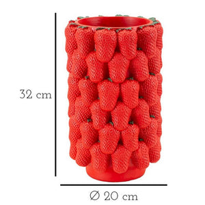 Vaso Fragola cm Ø 20X32 - STRAWBERRY