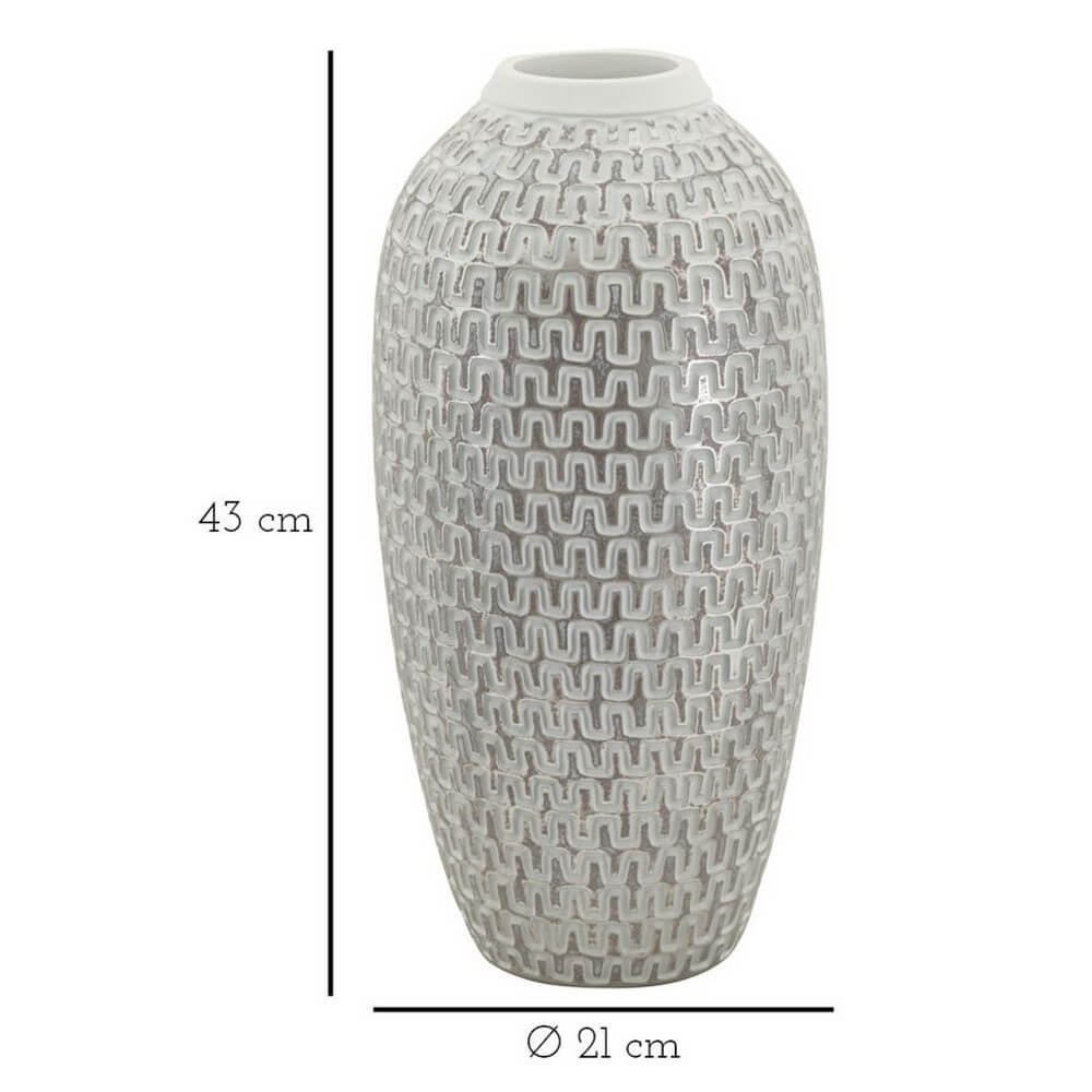 Vaso Resina Grande cm Ø 21X43 - WAVE
