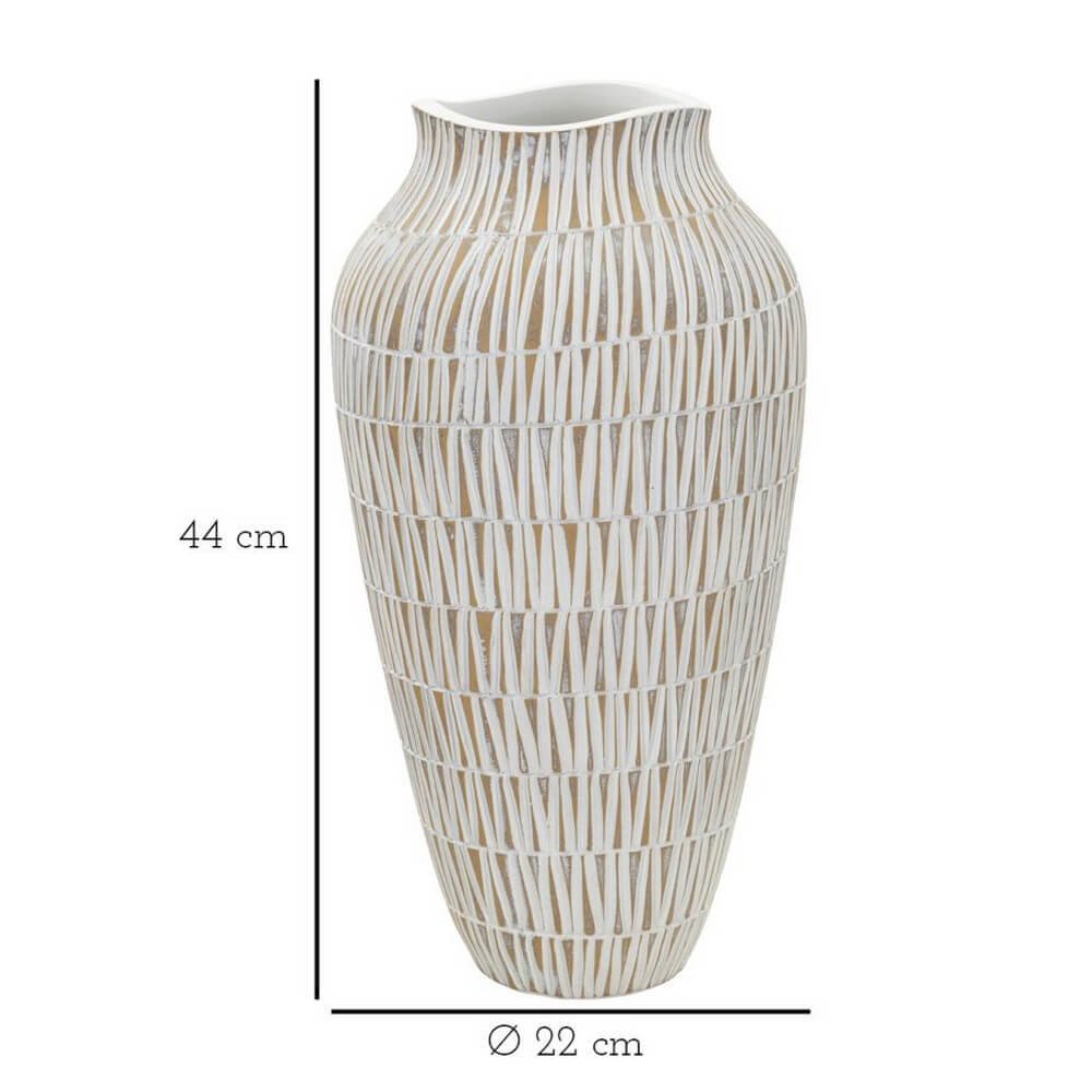 Vaso Resina Basso cm Ø 22X44 - STIKY
