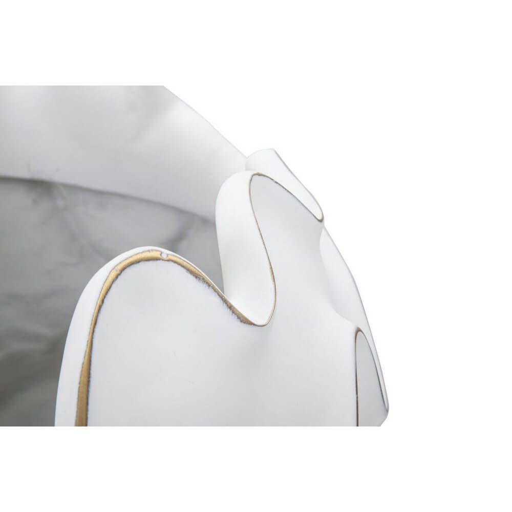 Vaso Resina Decorato cm Ø 44X37 - GASPEAU LINES