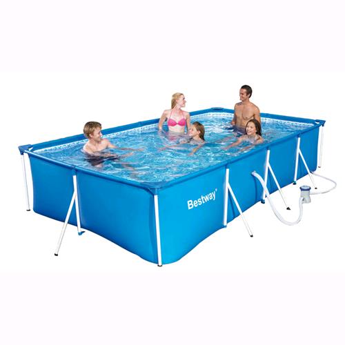 Piscina Rettangolare Con Telaio Bestway 56082   Dim. 399X211X H81 Cm 5700 Lt