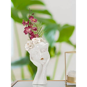 Vaso Maschera cm 16,5X14X27,3 - WOMAN MASK