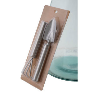 Vaso Giardino Vetro Riciclato cm Ø 21,5X43,5 (Made in Spain) - GARDEN