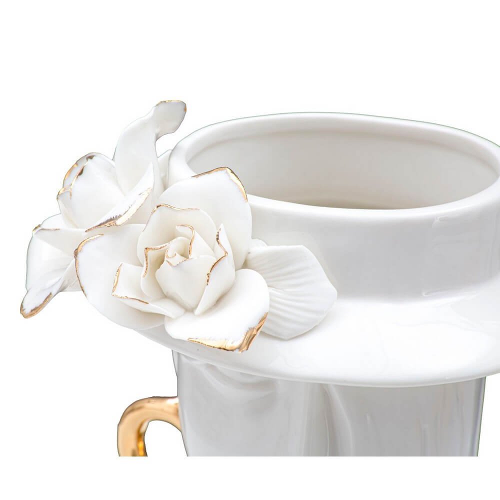 Vaso Elegante Porcellana cm 15X13,3X23,5 - WOMAN ELEGANT