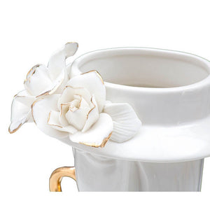 Vaso Elegante Porcellana cm 15X13,3X23,5 - WOMAN ELEGANT