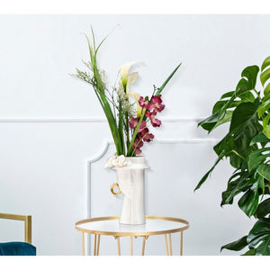 Vaso Elegante Porcellana cm 15X13,3X23,5 - WOMAN ELEGANT