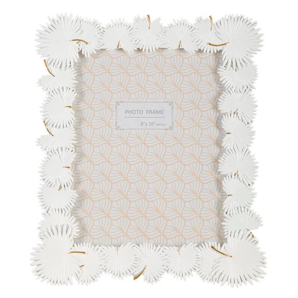 Cornice Foglia Grande cm 28,5X1,7X33 (Interno 20X25) - PALM LEAF