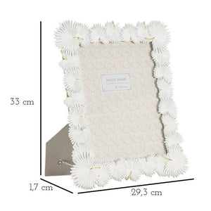 Cornice Foglia Grande cm 28,5X1,7X33 (Interno 20X25) - PALM LEAF