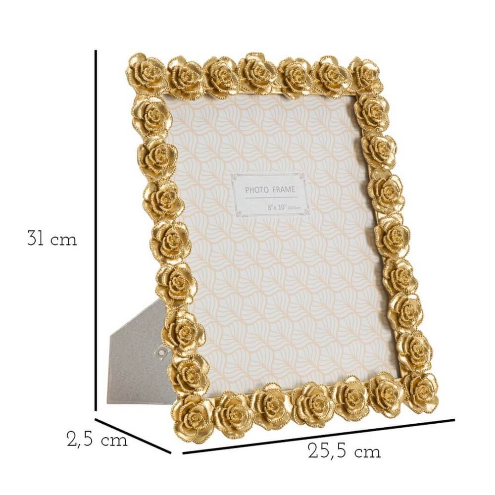 Cornice Rose Decorativa Grande cm 25,5X2,5X31 (Interno 20X25) - ROSSEN
