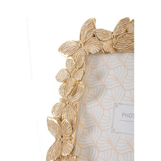Cornice Farfalle Oro Piccola cm 22,3X2,3X27,8 (Interno 15X20) - FARFALLE GOLD PICCOLA