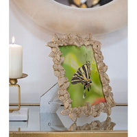 Cornice Farfalle Oro Piccola cm 22,3X2,3X27,8 (Interno 15X20) - FARFALLE GOLD PICCOLA