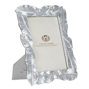 Cornice Argento Foglia cm 23X2,5X27,5 (Interno 15X20) - LEFY SILVER