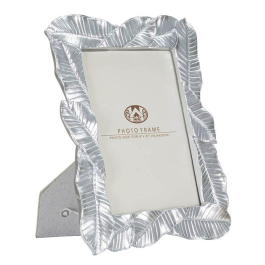 Cornice Argento Foglia cm 23X2,5X27,5 (Interno 15X20) - LEFY SILVER