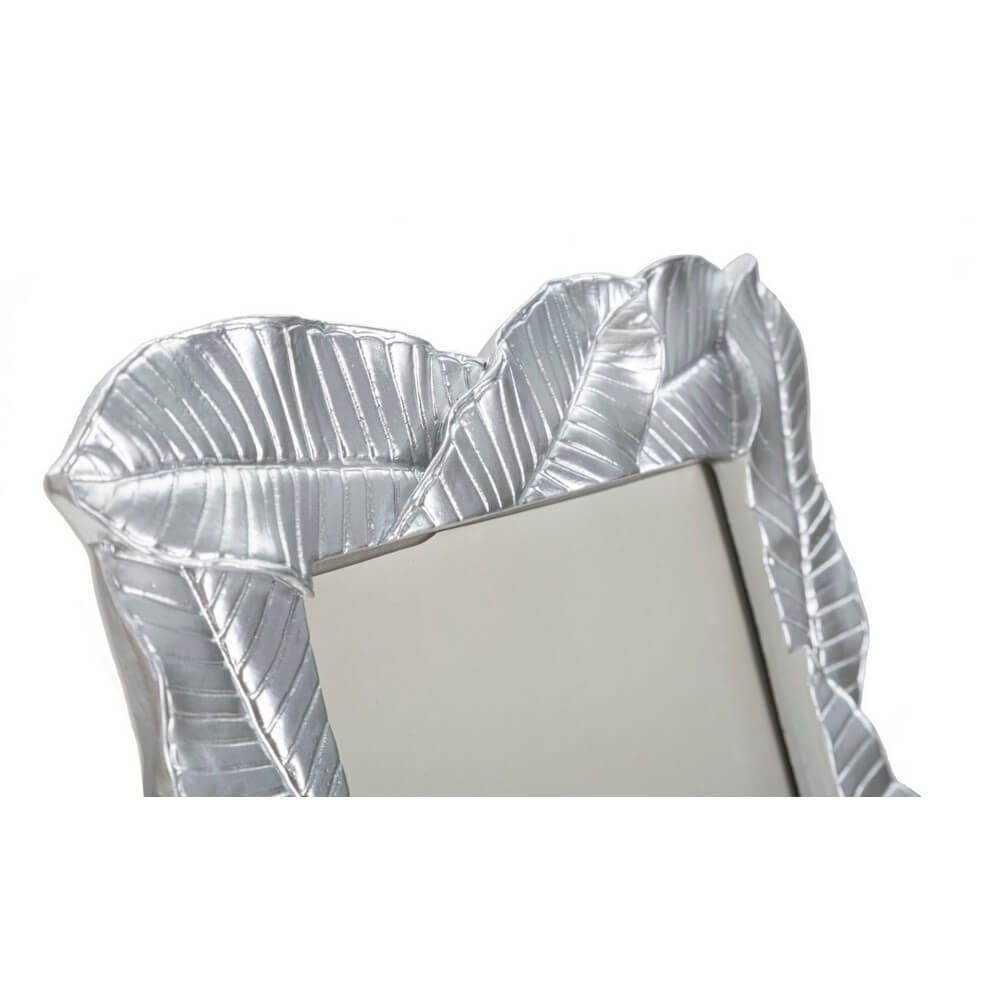 Cornice Argento Foglia cm 23X2,5X27,5 (Interno 15X20) - LEFY SILVER
