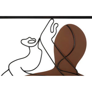 Decorazione Parete Coppia cm 60X1,3X81 - COUPLE