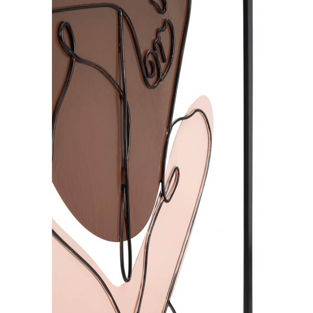 Decorazione Parete Coppia cm 60X1,3X81 - COUPLE