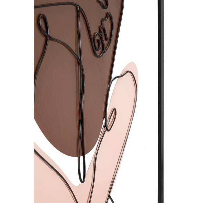 Decorazione Parete Coppia cm 60X1,3X81 - COUPLE