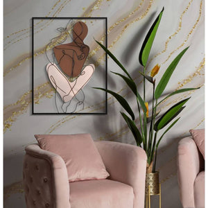 Decorazione Parete Coppia cm 60X1,3X81 - COUPLE