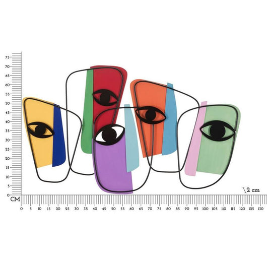 Decorazione Parete Occhi cm 120X2X73 - EYES