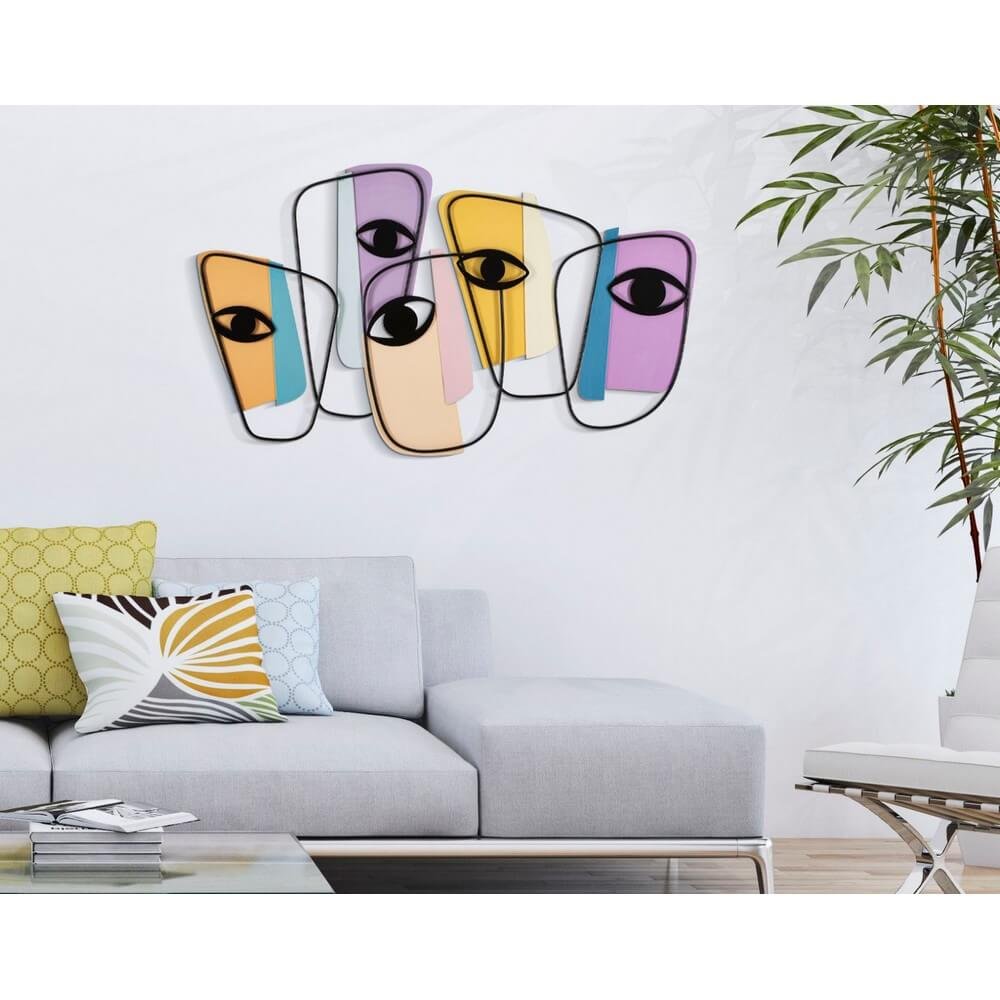 Decorazione Parete Occhi cm 120X2X72 - EYES