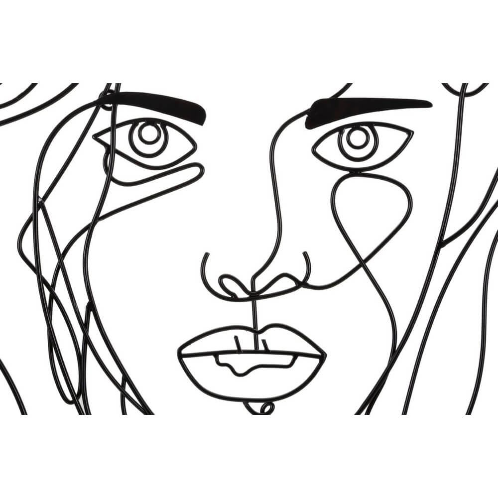 Decorazione Parete Viso cm 57,5X1,3X80 - FACE