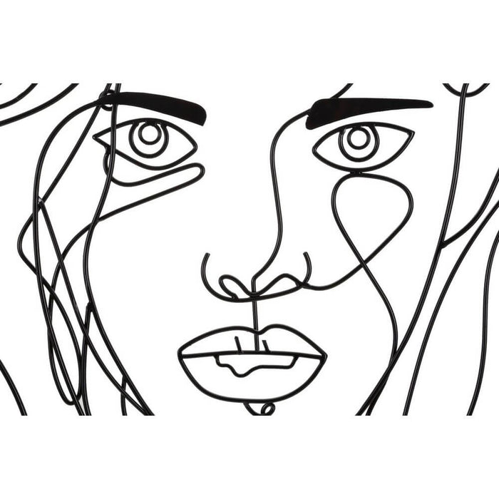 Decorazione Parete Viso cm 57,5X1,3X80 - FACE