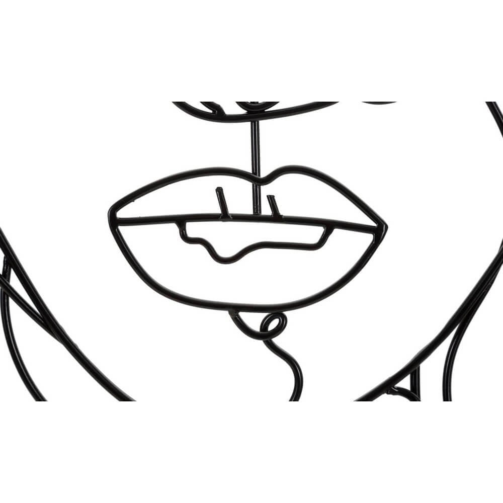 Decorazione Parete Viso cm 57,5X1,3X80 - FACE