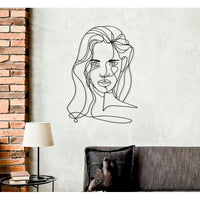 Decorazione Parete Viso cm 57,5X1,3X80 - FACE