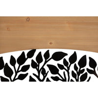 Decorazione Parete Arco Ferro e Legno Set 3 Pezzi cm 105X2X70 (35X2X70) - ARC