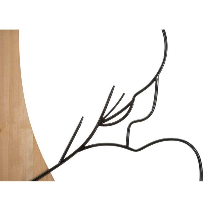 Decorazione Parete Muro Bellezza Ferro e Legno cm 60X2X90 - BEAUTY