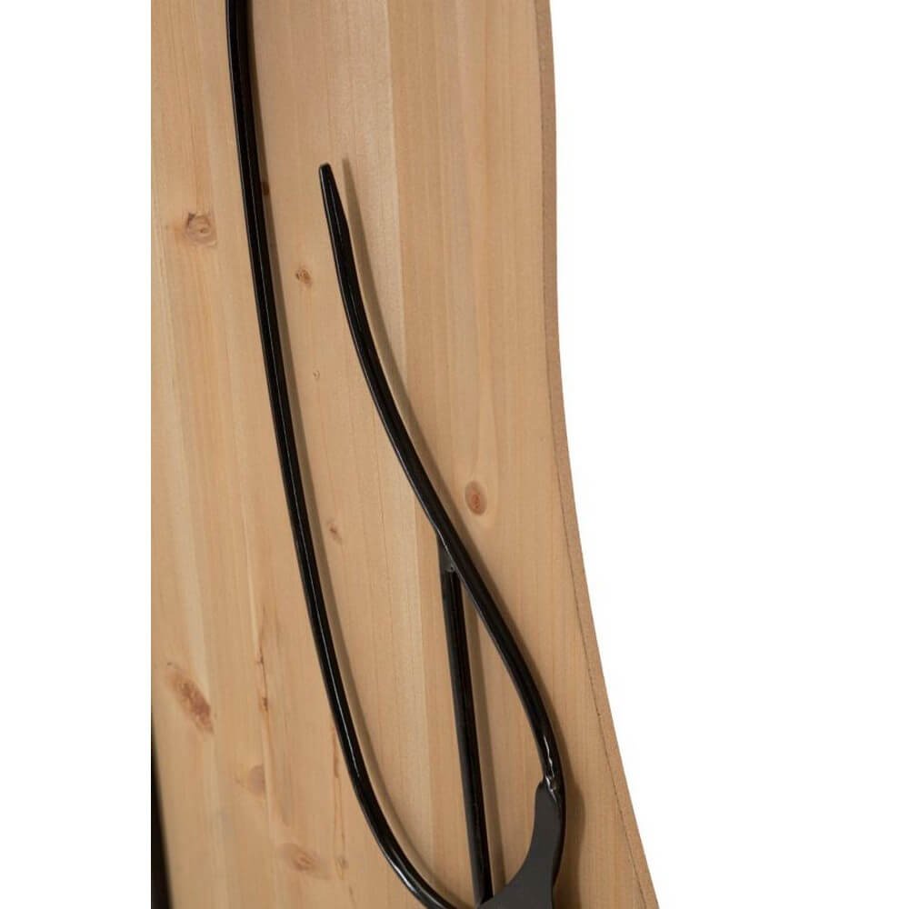 Decorazione Parete Muro Bellezza Ferro e Legno cm 60X2X90 - BEAUTY