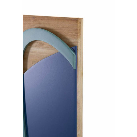 Decorazione Parete Muro Legno Colorato cm 80X2,5X50 - WOODOLOR