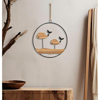 Decorazione Parete Muro Balene cm 56X2X60 - BALENE