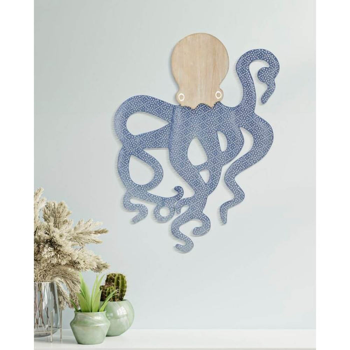 Decorazione Parete Muro Octopus cm 41X1,5X57 - OCTOPUS