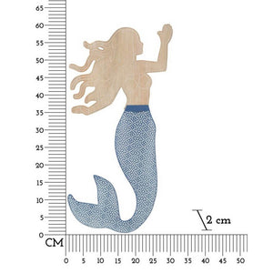 Decorazione Parete Muro Sirena cm 30,5X2X60 - SIRENA