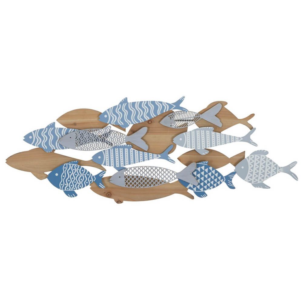 Decorazione Parete Muro Mare cm 91X3X33,5 - FISH SEA