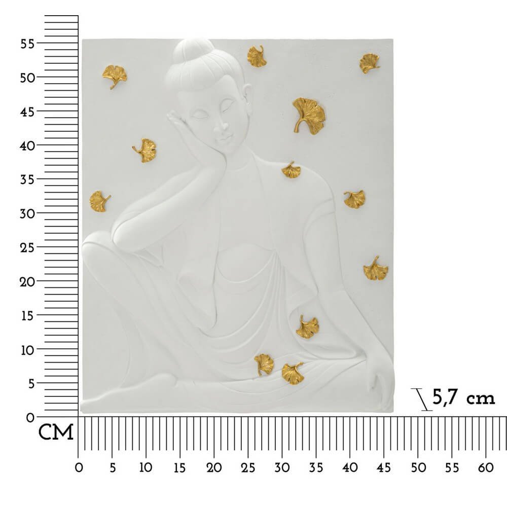 Decorazione Parete Buddha cm 46X5,7X55,5 - BUDDHA
