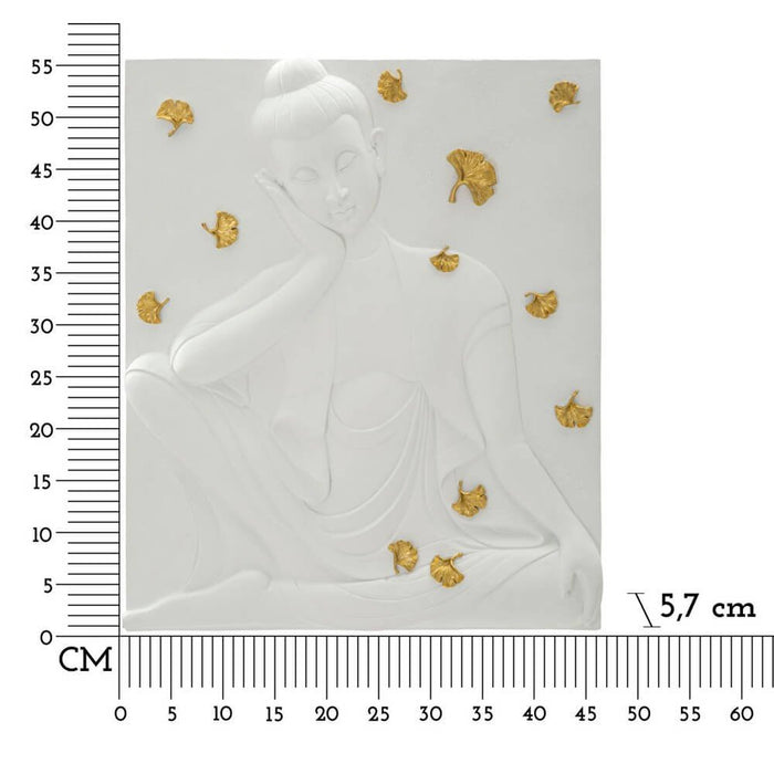 Decorazione Parete Buddha cm 46X5,7X55,5 - BUDDHA