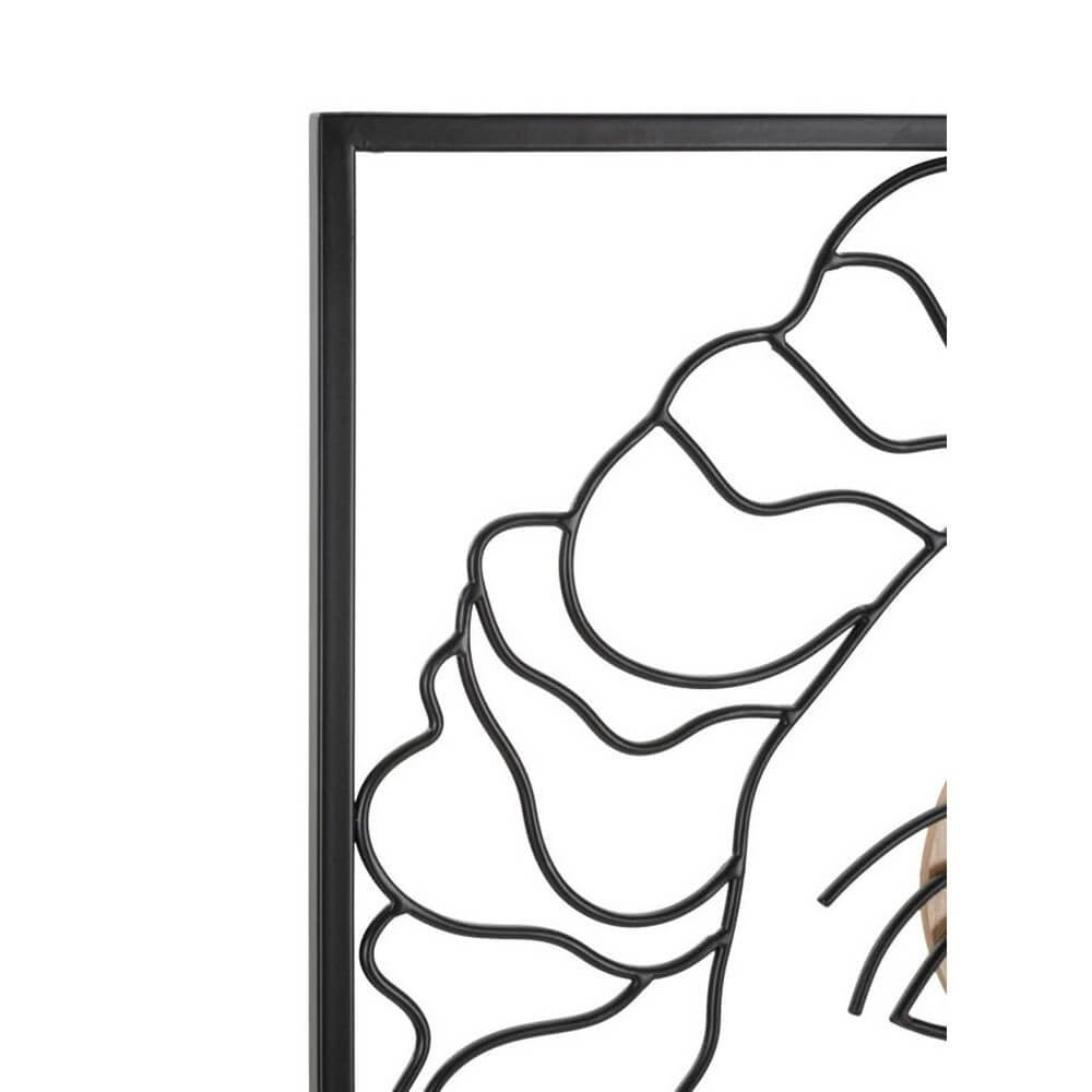 Decorazione Parete Muro Art Deco cm 50X2X80 - DAVID