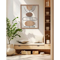 Decorazione Parete Muro Geometrico cm 60X2X80 - ASTROY