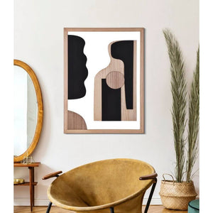 Decorazione Parete Muro Astratto cm 60X2X80 - ASTRY