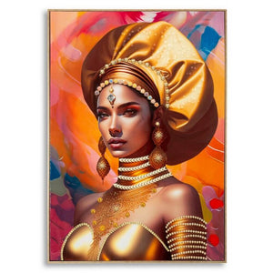 Dipinto su Tela con Cornice Modern cm 72X4,5X102 - SAMIRA