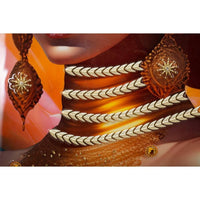 Dipinto su Tela con Cornice Modern cm 72X4,5X102 - SAMIRA