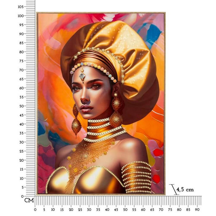 Dipinto su Tela con Cornice Modern cm 72X4,5X102 - SAMIRA