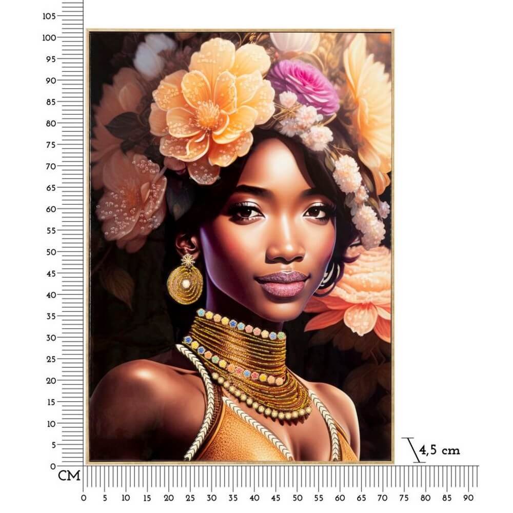 Dipinto su Tela con Cornice Abstract cm 72X4,5X102 - ZENA