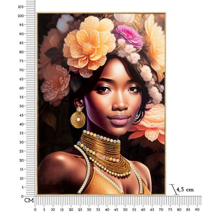 Dipinto su Tela con Cornice Abstract cm 72X4,5X102 - ZENA